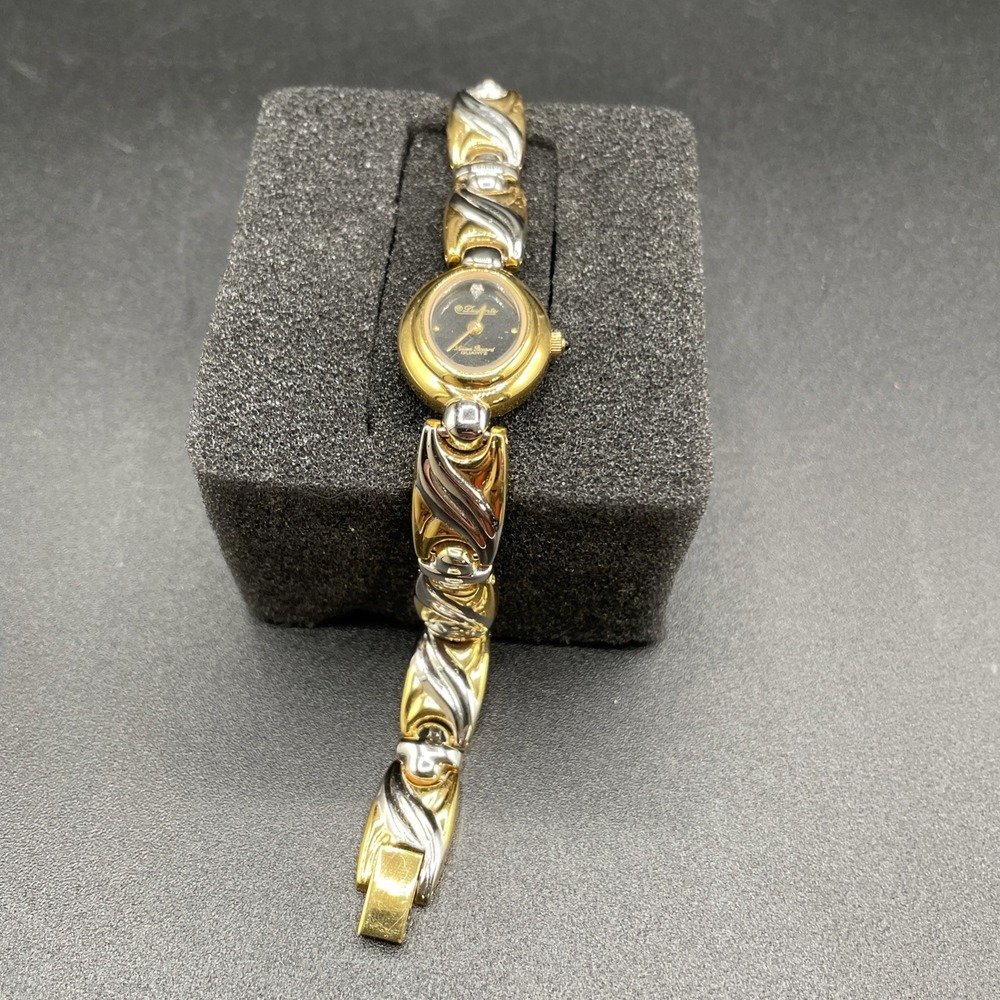 Lucien Picard Duponté Women's Quartz Watch Gold Silver Tone Bracelet As-Is